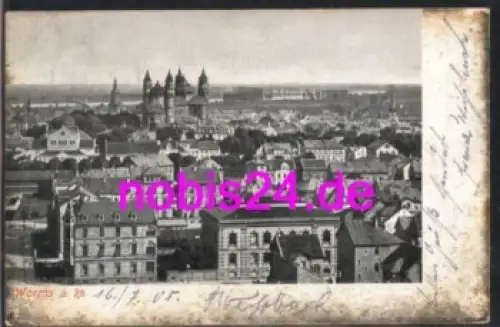 Worms Rhein o 16.7.1905