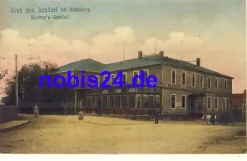 01454 Lotzdorf Radeberg Gasthof Riemer o 1912