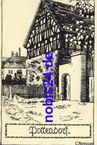 Pottendorf Gera Künstlerkarte *ca.1930