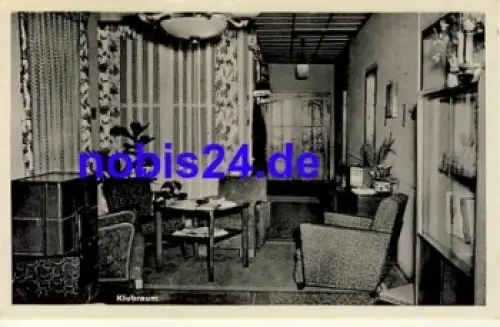 07768 Siebshaus Kahla Betriebsheim Gera Innenansicht *ca.1957