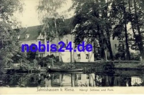 01594 Jahnishausen Riesa Schloss und Park o 1910