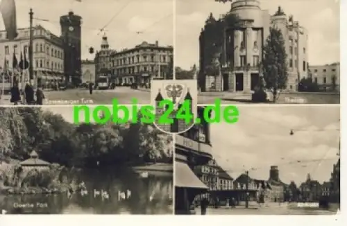 Cottbus Ansichtskarte *ca.1956