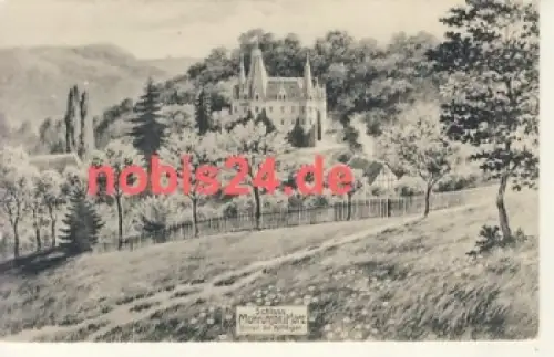06536 Mohrungen Schloss  Künstlerkarte *ca.1915