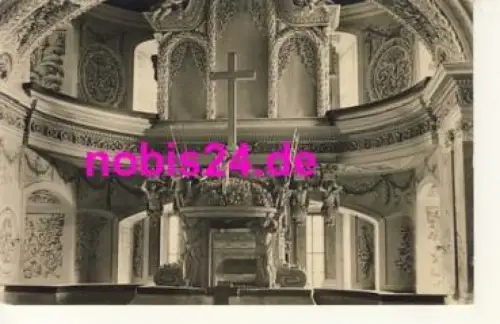 07607 Eisenberg Schlosskirche Innenansicht *ca.1958