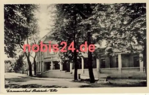 06906 Pretzsch Elbe Eisenmoorbad Ansichtskarte o 30.8.1952