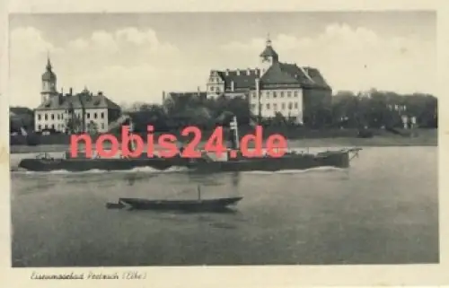 06906 Pretzsch Elbe  Dampfer Ansichtskarte o 19.8.1946