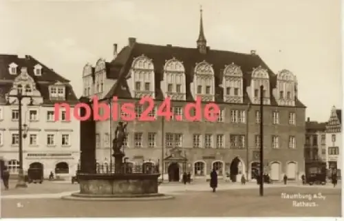 06618 Naumburg Saale Rathaus Brunnen *ca.1930