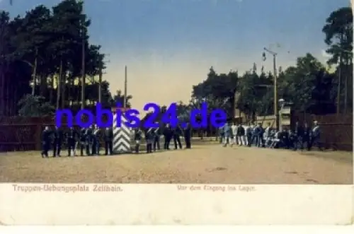 01619 Zeithain Truppenübungsplatz Militär o 1915