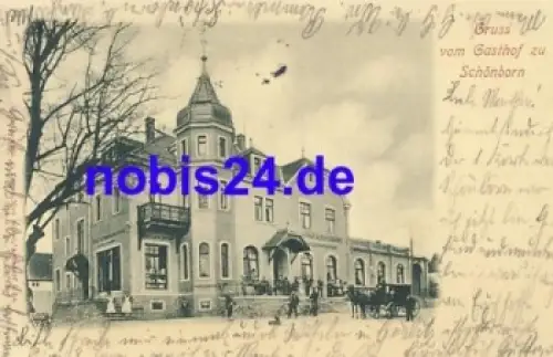 01465 Schönborn Dresden Gasthaus o 1904