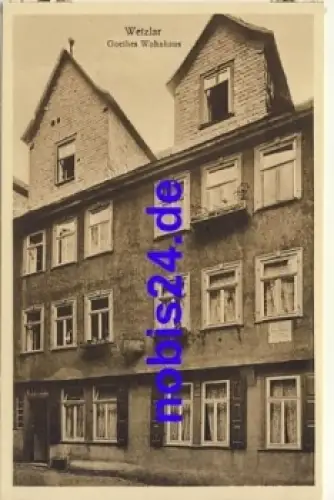 35576 Wetzlar Lahn Goethes Wohnhaus  *ca.1920
