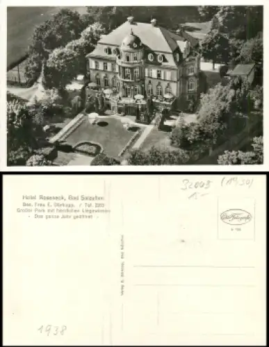 32063 Bad Salzuflen Hotel Roseneck *ca.1930