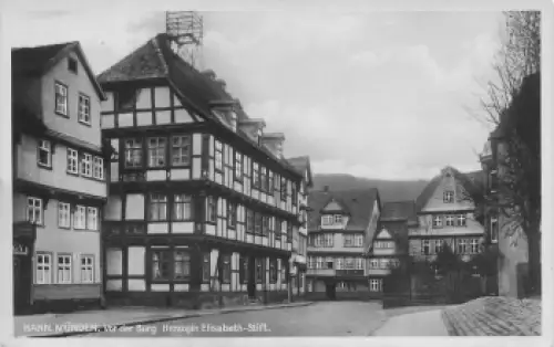 34346 Hann. Münden Vor der Burg Herzogin Elisabeth Stift * um 1930