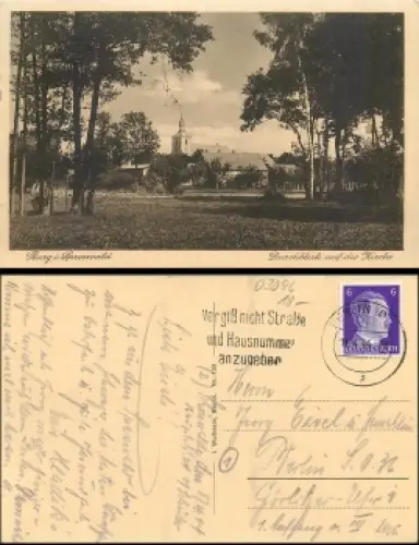 03096 Burg im Spreewald Kirche o 11.4.1944