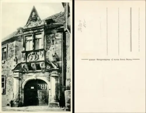 36304 Alsfeld Rittergasse Wallach Haus *ca.1930