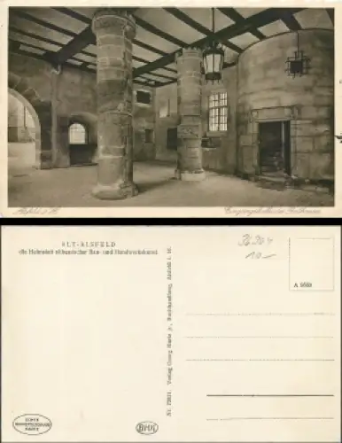36304 Alsfeld Eingangshalle des Rathauses  *ca.1930