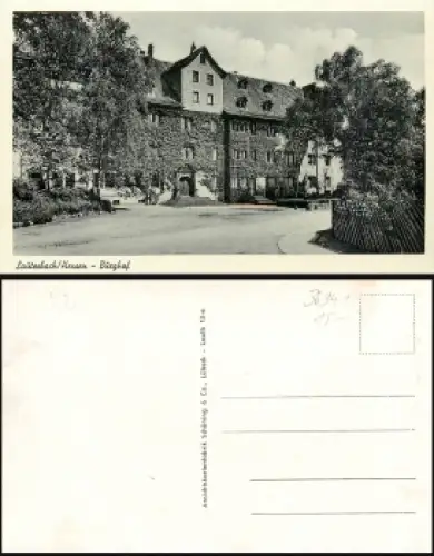 36341 Lauterbach Hessen Burghof *ca.1950