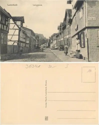 36341 Lauterbach Hessen Langgasse *ca.1910
