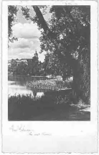 36433 Bad Salzungen See mit Kirche o 4.8.35