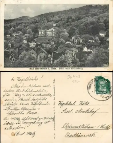 36448 Bad Liebenstein vom Aschenberg o 27.6.28