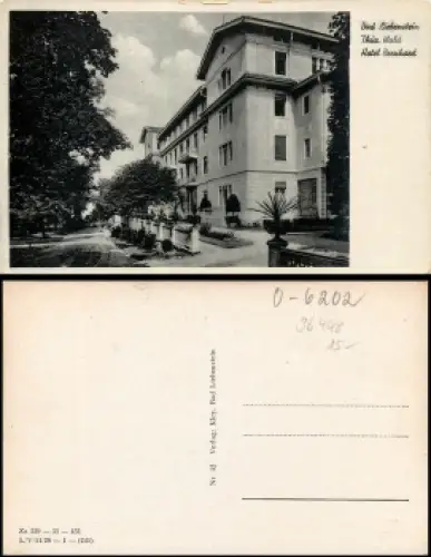 36448 Bad Liebenstein Hotel Bernhard *ca.1950