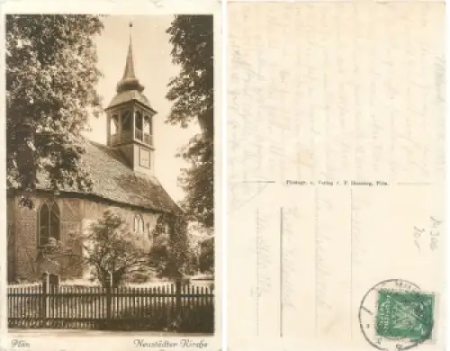 24306 Plön Neustädter Kirche o 11.4.1925