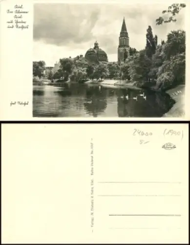 Kiel Theater und Rathaus *ca .1930