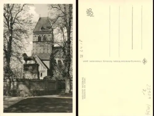 23909 Ratzeburg Südansicht mit Löwen *ca.1930