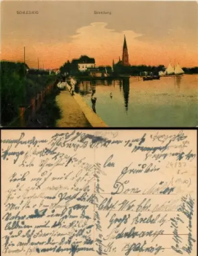 24837 Schleswig Strandweg gebr. 1919