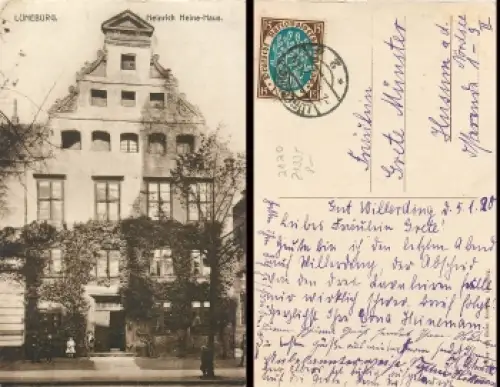 21335 Lüneburg Heinrich Heine Haus o 7.1.1920
