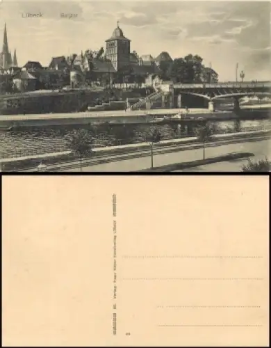 Lübeck Burgtor  * um 1915