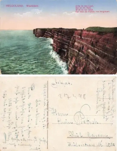 27498 Helgoland Westküste gebraucht ca.1920