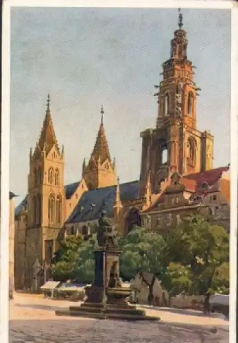 Heilbronn Kilianskirche Künstlerkarte Marschall o 1915