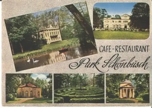 Aschaffenburg Cafe Park Schönbusch o 21.8.1967