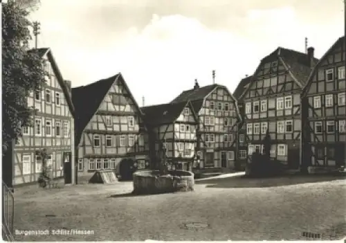 36110 Schlitz Marktplatz * ca. 1970