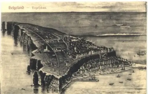 27498 Helgoland Vogelschau * ca. 1910