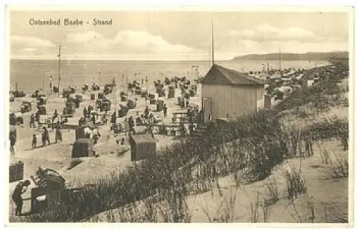 18586 Baabe Rügen Strandkörbe o 26.7.1931