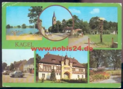 15345 Kagel Mehrbildkarte o 18.7.1986