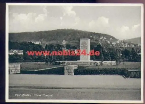 34346 Hann. Münden Pionier Ehrenmal *ca. 1940