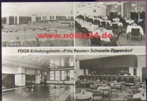 Schwerin Zippendorf FDGB Heim "Fritz Reuter" o 15.4.1987