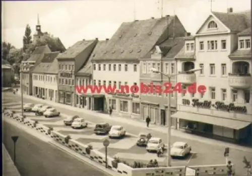 04758 Oschatz Ernst Thälmann Platz gebr. 1970