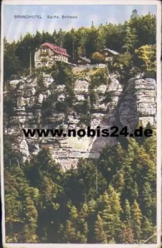 01848 Hohnstein Brandhotel *ca. 1920