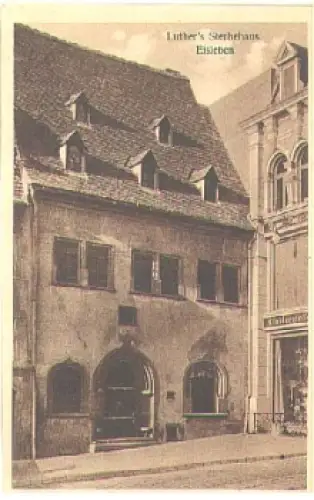 06295  Eisleben Martin Luthers Sterbehaus *ca. 1920
