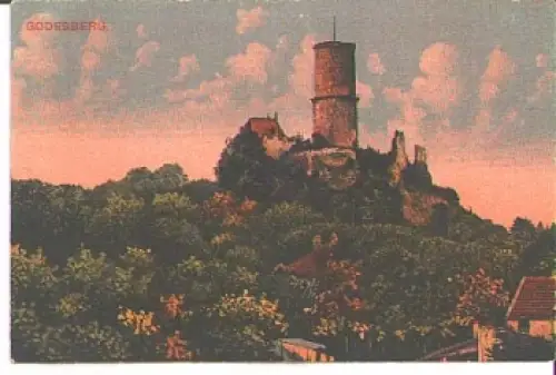 Bad Godesberg Bonn Burgruine gebr. 1920