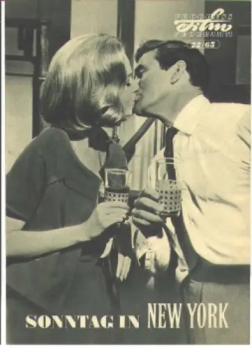 Sonntag in New York Progress Filmprogramm 22/65 Cliff Robertson, Jane Fonda