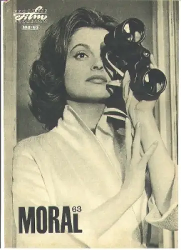 Moral 63 mit Nadja Tiller Mario Adorf 108/65  Progress Filmprogramm