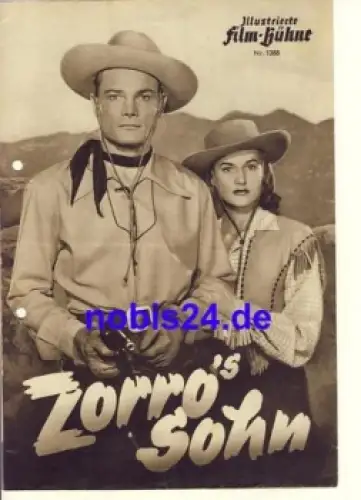 Zorro's Sohn mit George Turner, Peggy Stewart, Illustrierte Film-Bühne Nr. 1388