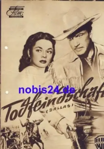 Todfeindschaft (Dallas) - USA Film mit Raymond Massey Barbara Payton Gary Cooper Das neue Filmprogramm