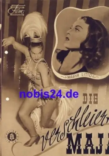 Die verschleierte Maja - Deutscher Film mit Maria Litto Willy Fritsch Grete Weiser Das neue Filmprogramm