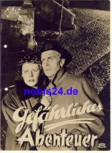 Gefährliches Abenteuer - Deutscher Film mit Gustav Fröhlich Cornell Borchers Das neue Filmprogramm