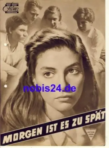 Morgen ist es zu spät - Italienischer Film 1950 mit Vittorio de Sica Lois Maxwell Gabrielle Dorzial Das neue Filmprogramm